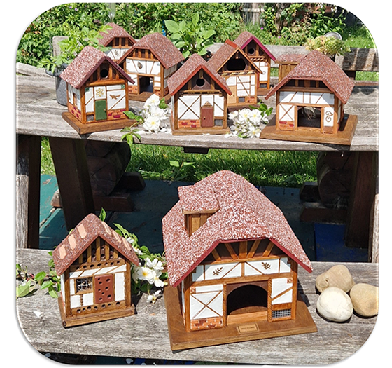 Galerie der Fachwerk-Vogelhäuser