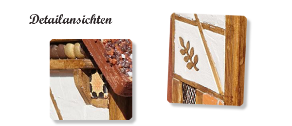 Detailansicht des Nistkastens